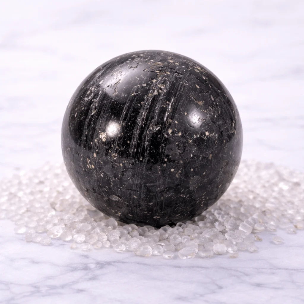 BLACK TOURMALINE SPHERE